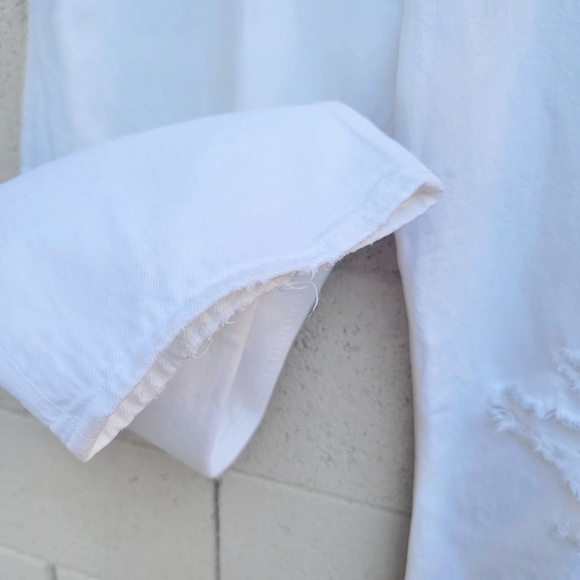 Agolde | 90's Mid Rise Loose Distressed Jeans in Vanish Size 31 - Picture 7 of 11